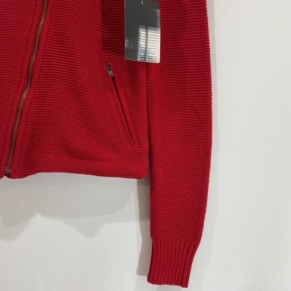 NWT Urban Outfitters Sparkle & Fade Asymmetrical Red Jacket - Size XS - Picture 5 of 6